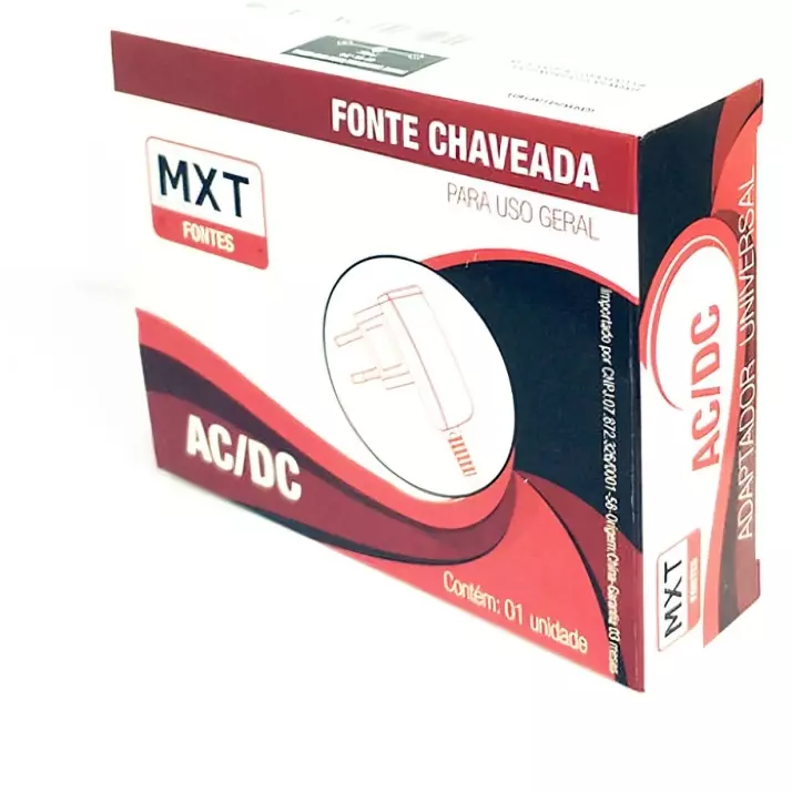 FONTE MXT 6V/1A 6W