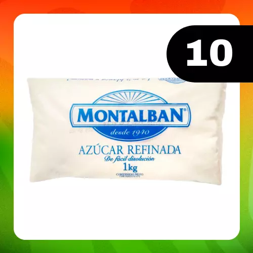 Medio Bulto Montalbán Azúcar 1kg