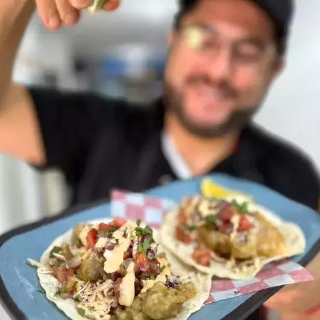 TACO DE OSTION REBOSADO