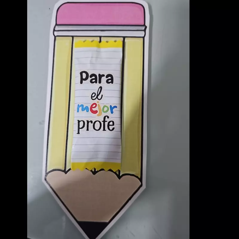 Porta lapiz - chocolatina maestro