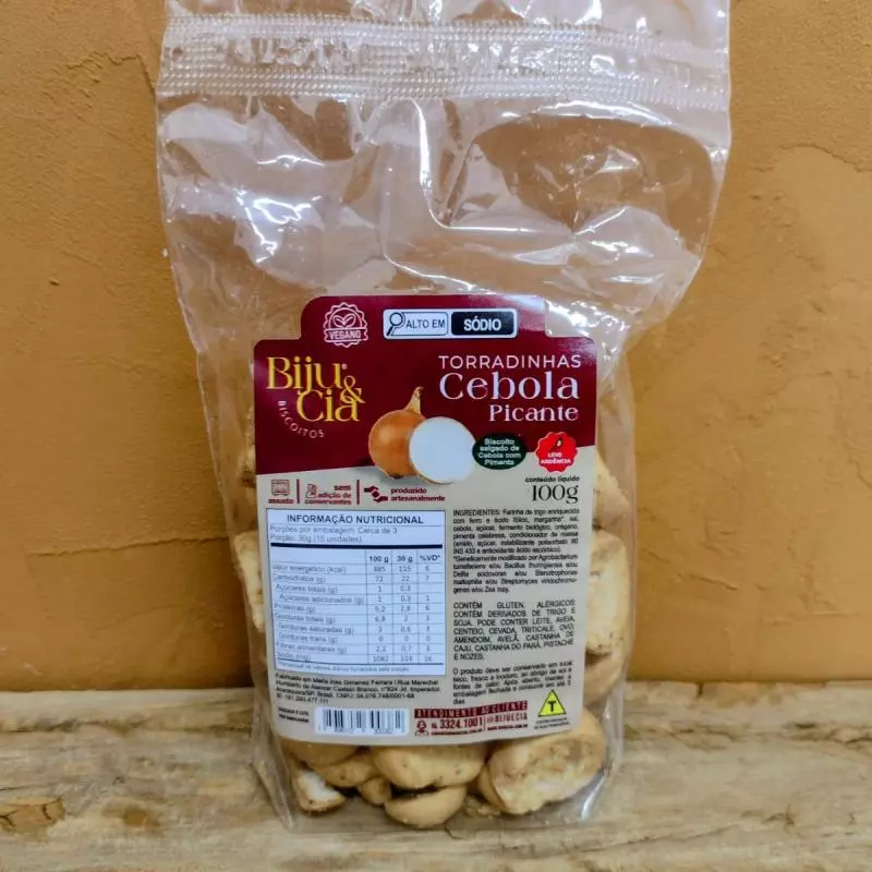 TORRADINHA CEBOLA PICANTE 100g