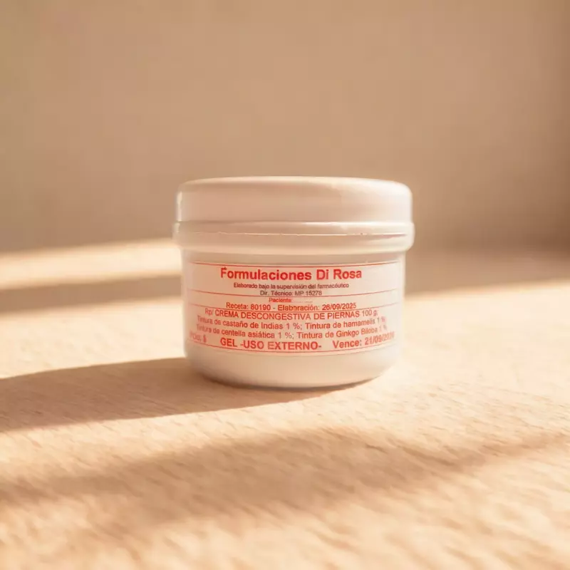 Crema descongestiva de piernas