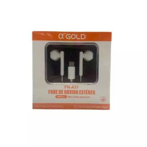 FONE DE OUVIDO GOLD FN-A51 TIPO-C