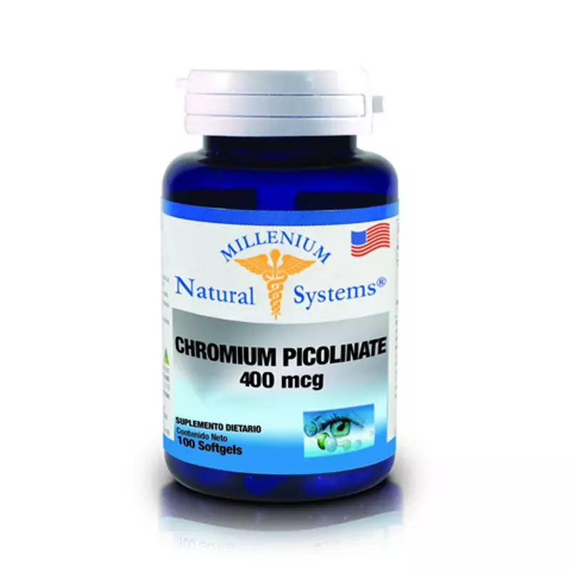 CHROMIUM PICOLINATE 400MCG 100CAP