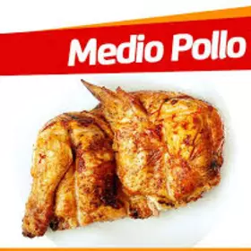 Medio pollo asado sin agregados