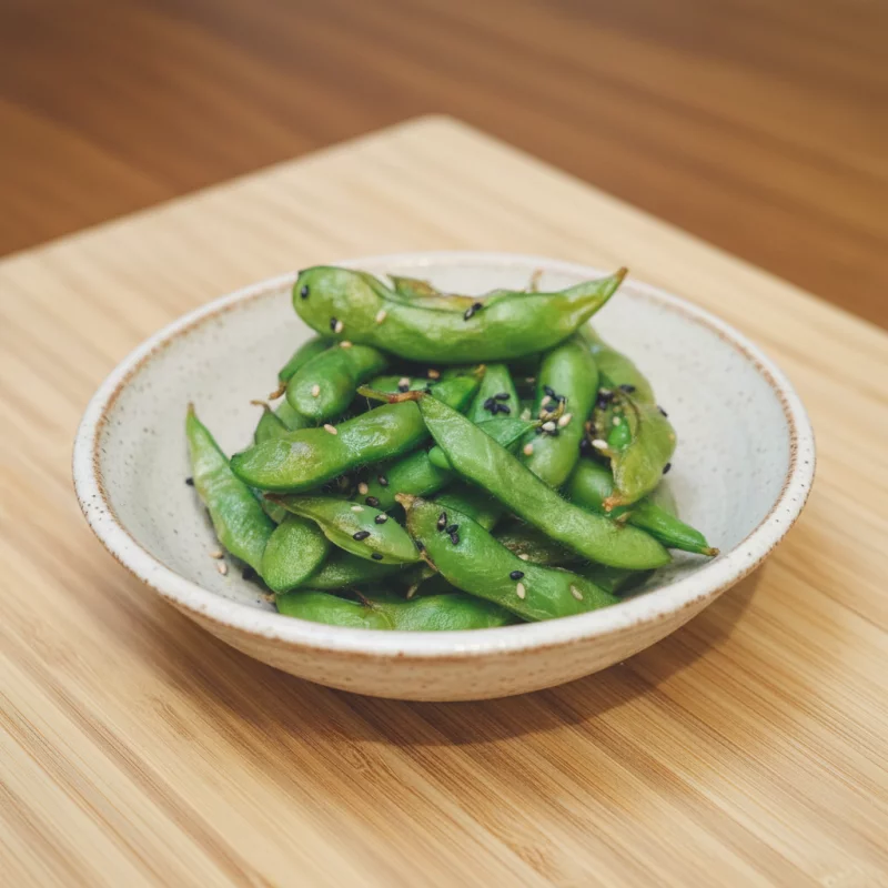 Edamame frito sesamo