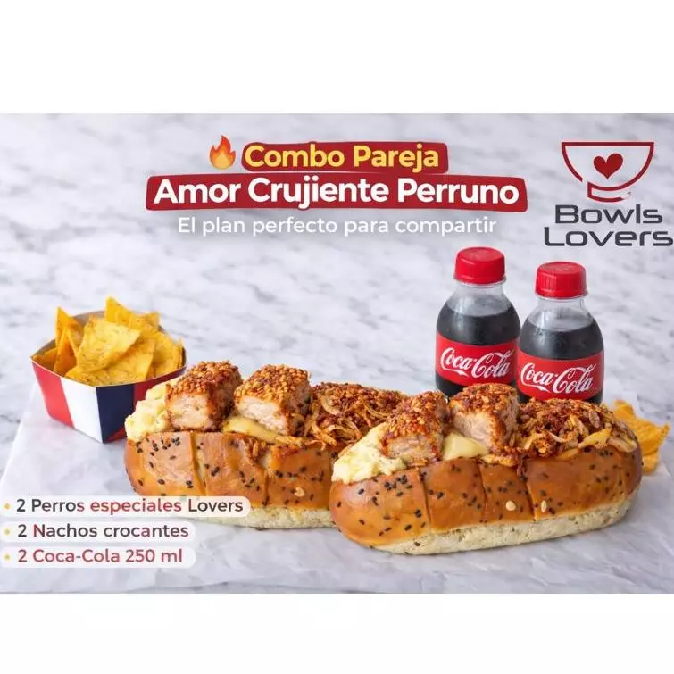 Combo Pareja Amor Crujiente Perruno