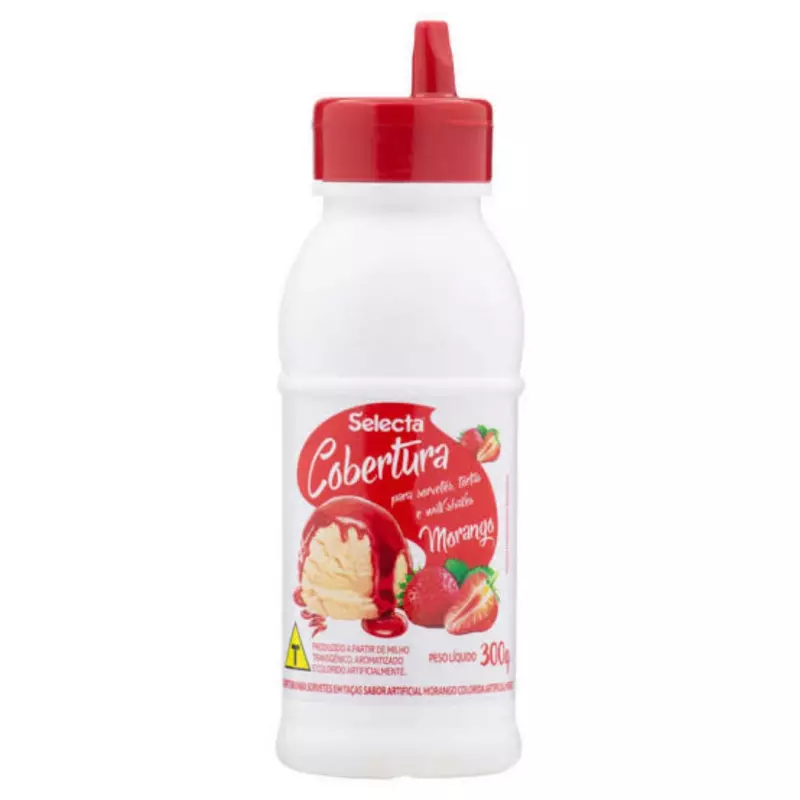 Cobertura selecta 300g - Morango