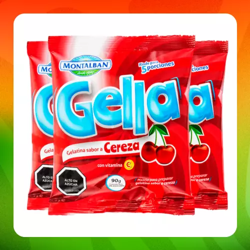 Bulto Montalbán Gelatina Cereza 90g