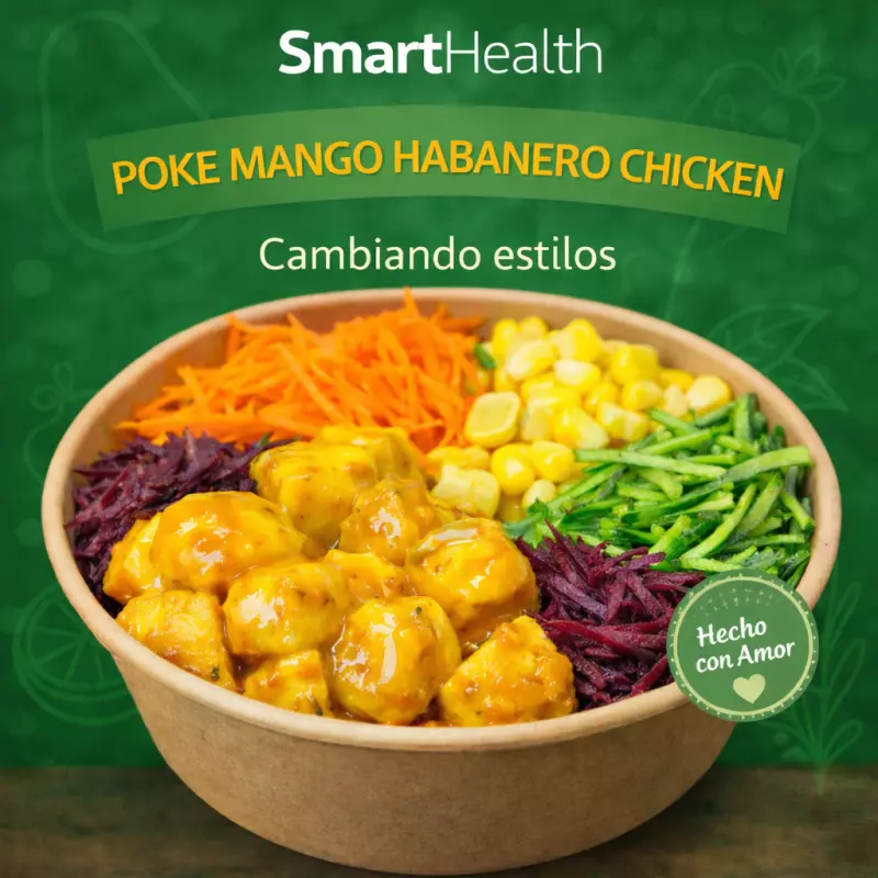 POKE MANGO HABANERO CHICKEN