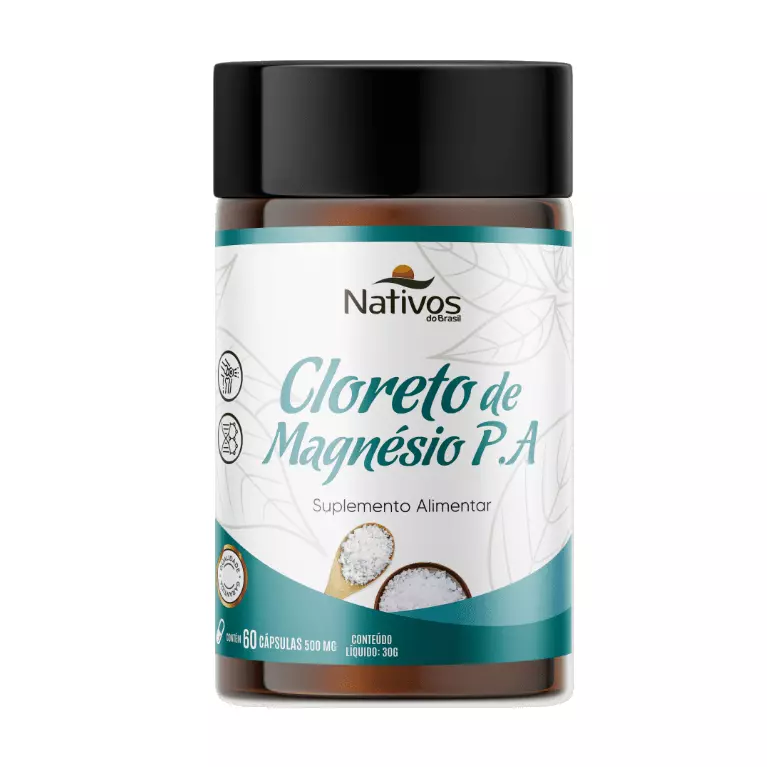 Cloreto Mag P.A - Nativos 60cp 500mg