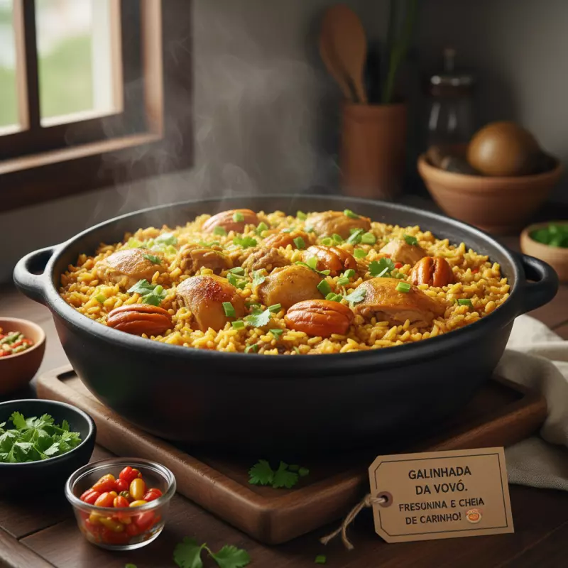 Galinhada Pura - na Marmita média