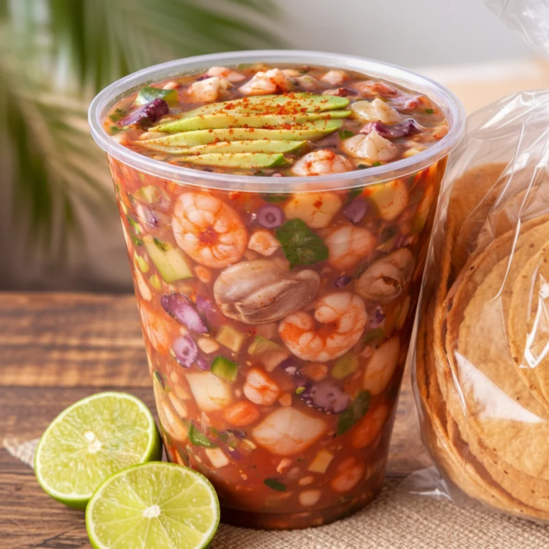 Camarón Pulpo Ostión y Callo Almeja