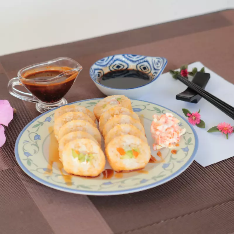 Sushi Frito Vegetariano