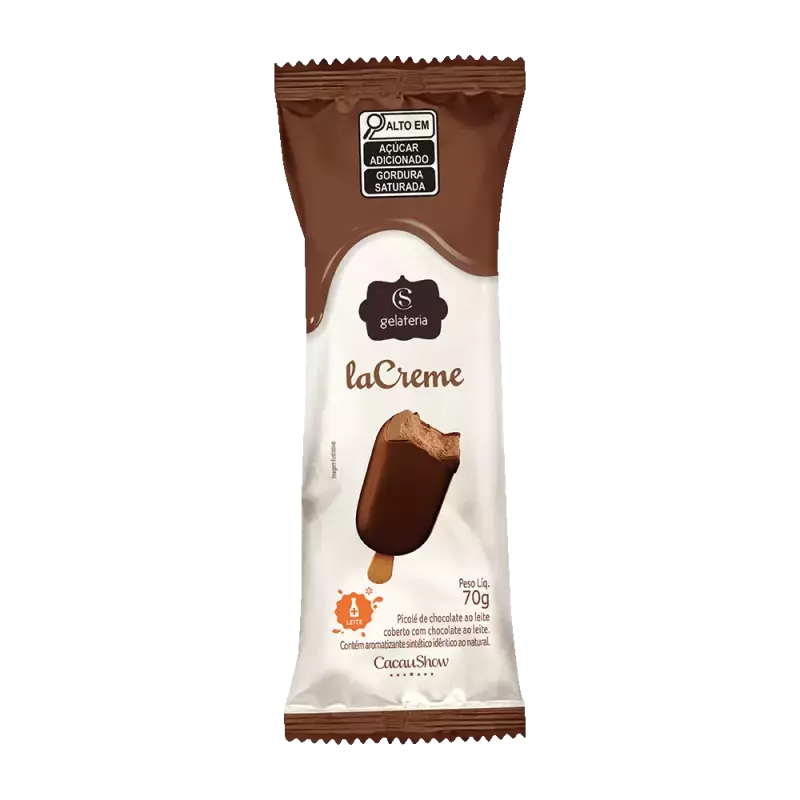 Sorvete laCreme ao Leite 70g