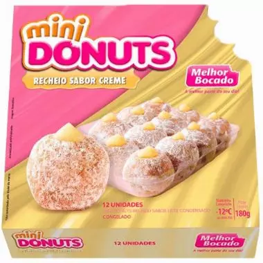 Mini Donuts Creme c/ 12 un