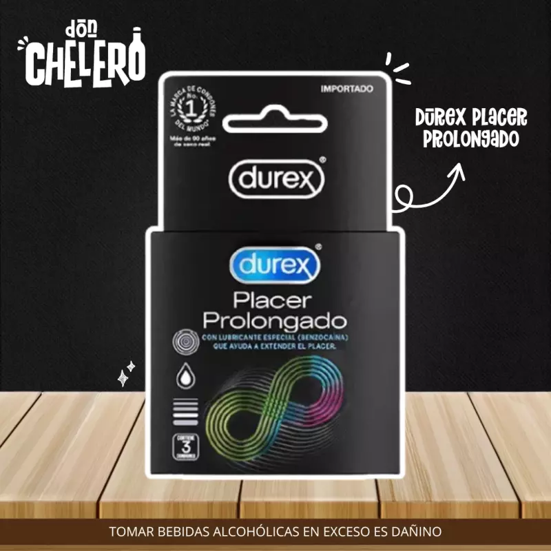 PRESERVATIVO DUREX PLACER PROLONGADO