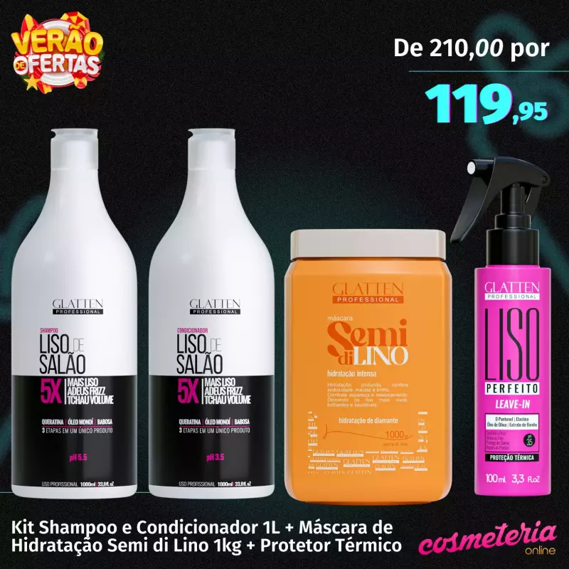 Mega Combo Liso de Salão
