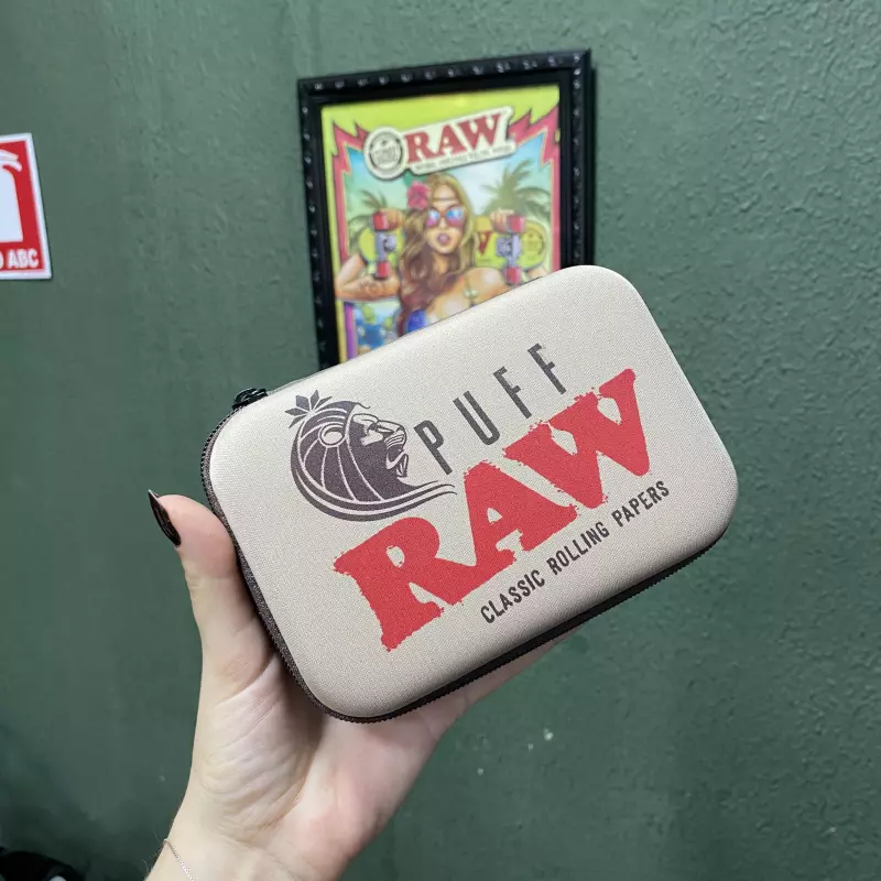 Case Puff clássica Raw castor