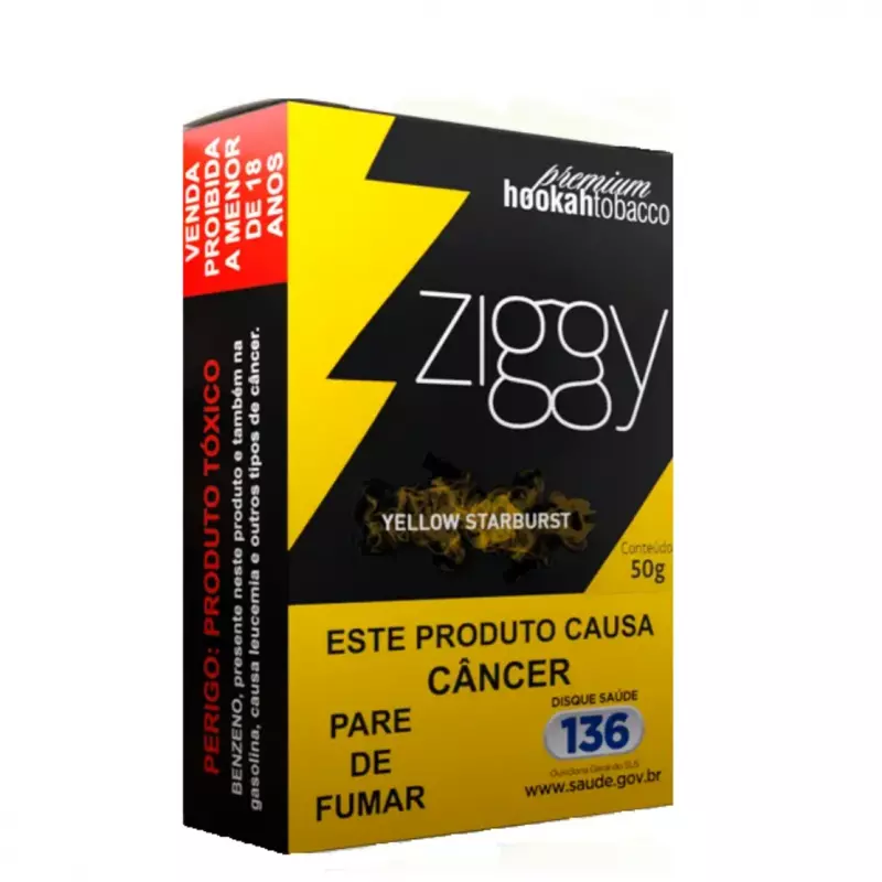 ZIGGY YELLOW STARBURST 50G