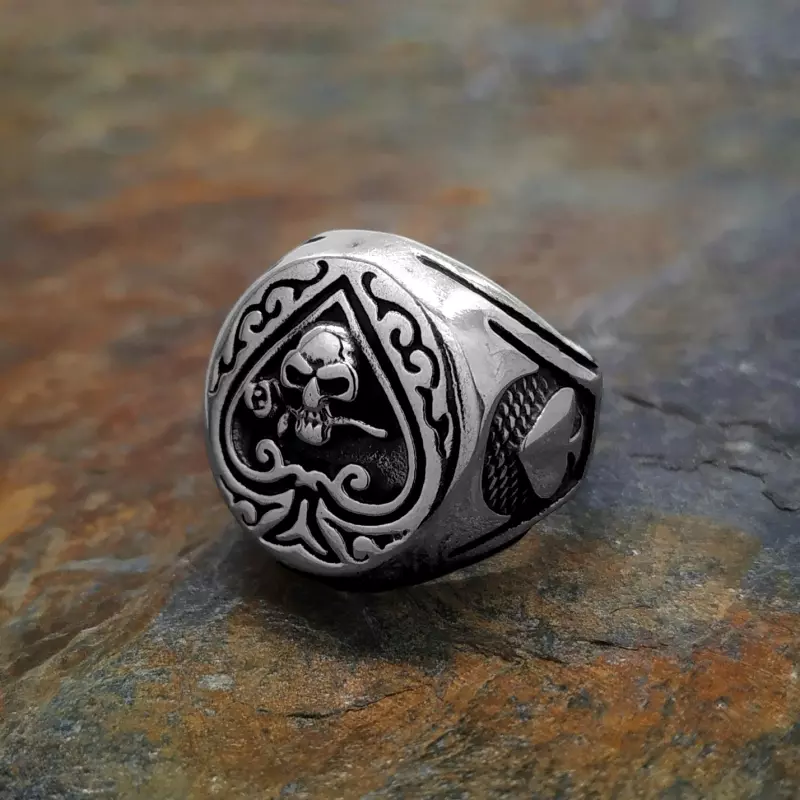 Rose Skull Ring