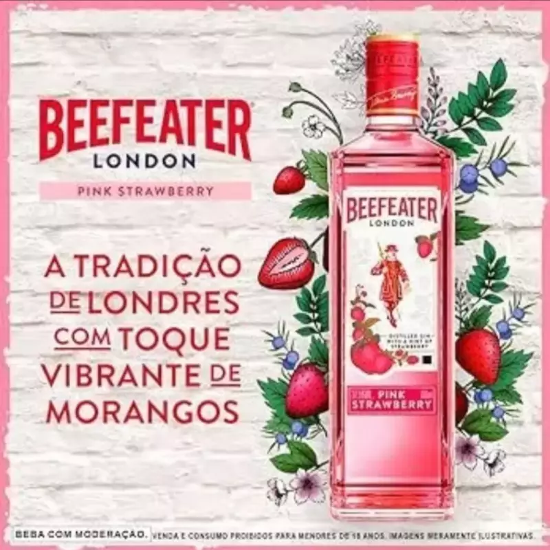 GARRAFA GIN BEEFEATER PINK