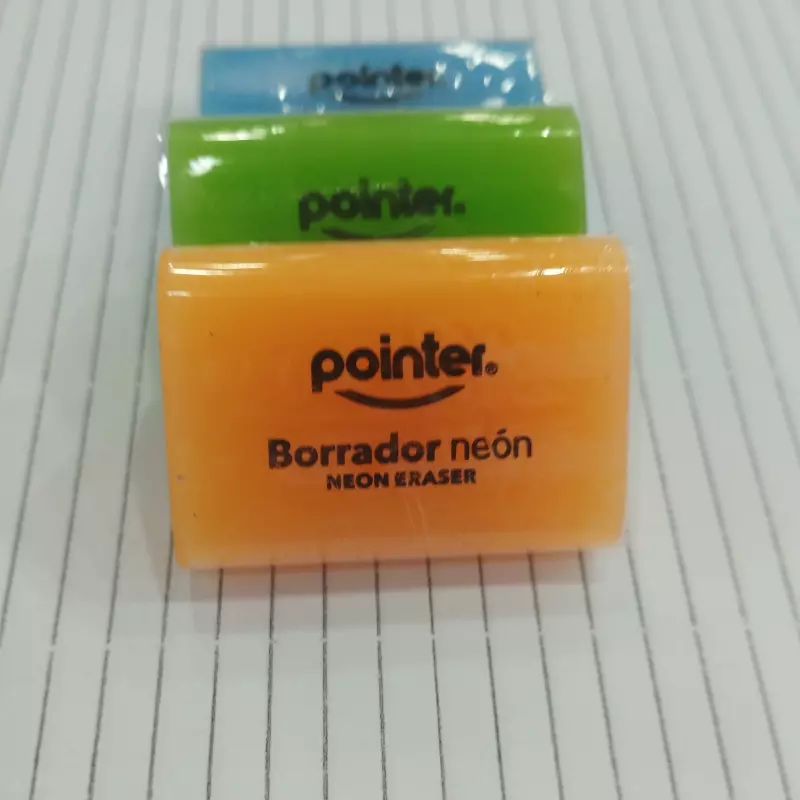 Borrador colores neon Pointer