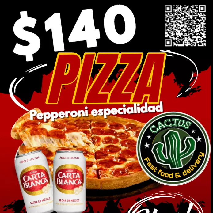 PIZZA + 2 carta blanca