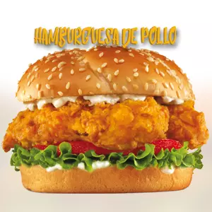 HAMBURGUESA DE POLLO