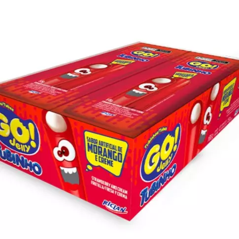 Go Jelly tubinhos Morango