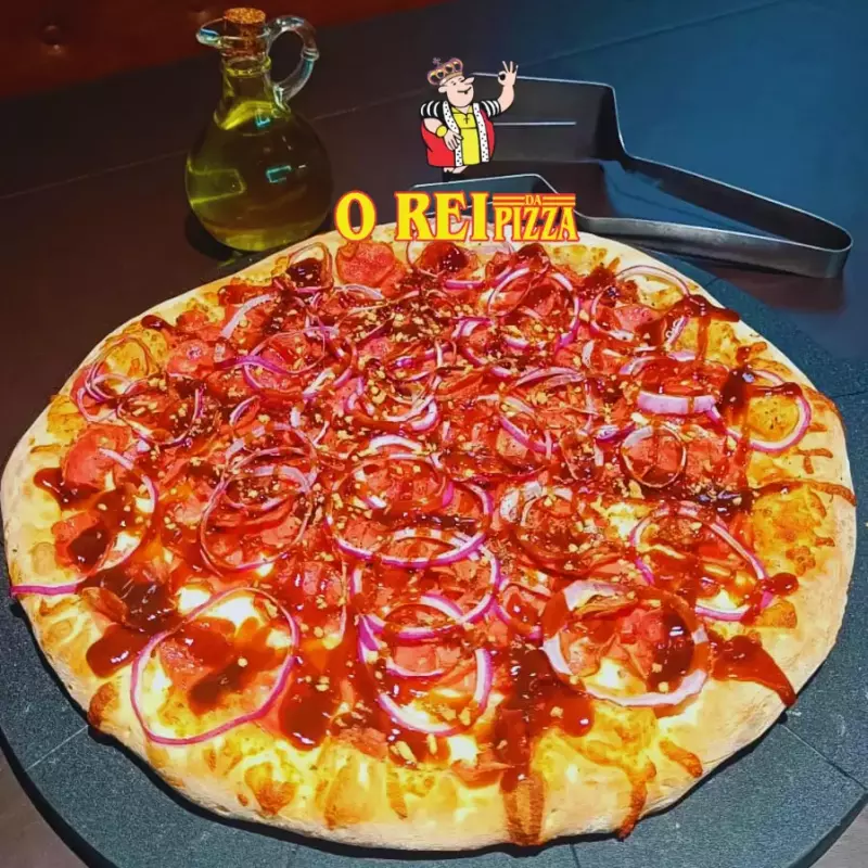 Pizza Calabresa Barbecue Acebolado