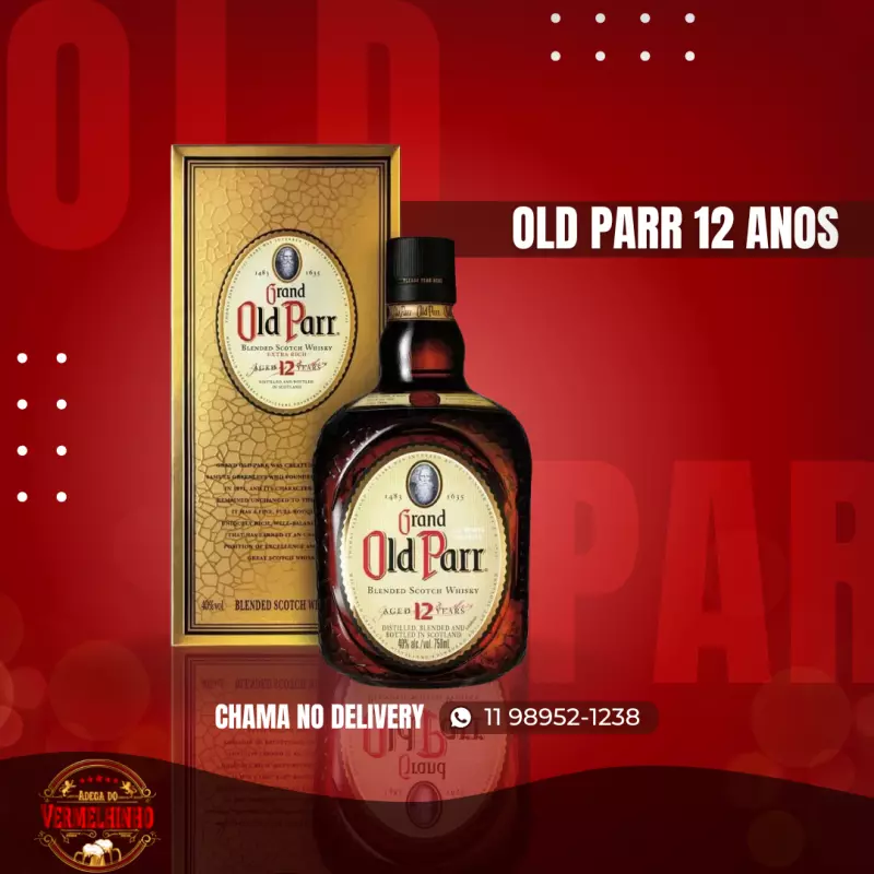 Combo Old Parr C/ 5 adicionais