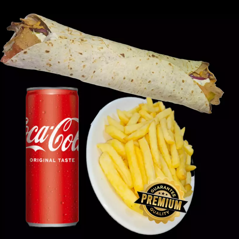 MENU XL CON VERDURA DOBLE PAN ROLLO