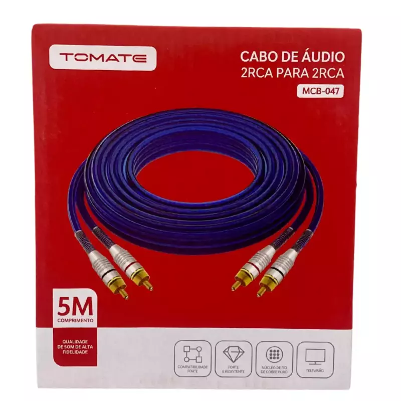 CABO 2 RCA P/2RCA 5M MCB-047