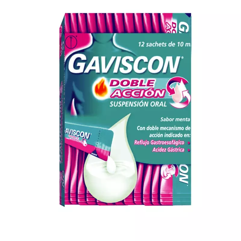 GAVISCON DOBLE ACCION X 12 UNID
