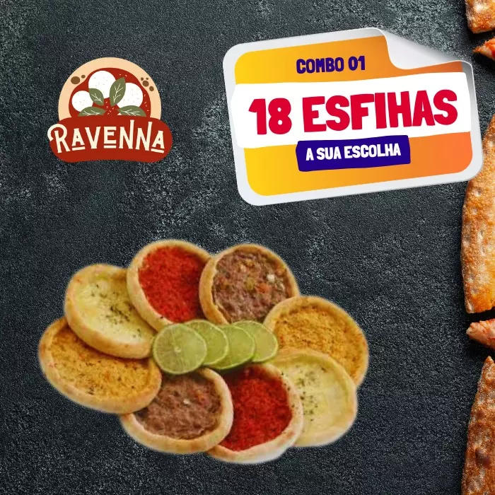 COMBO ESFIHA 01 (18 ESFIHAS)
