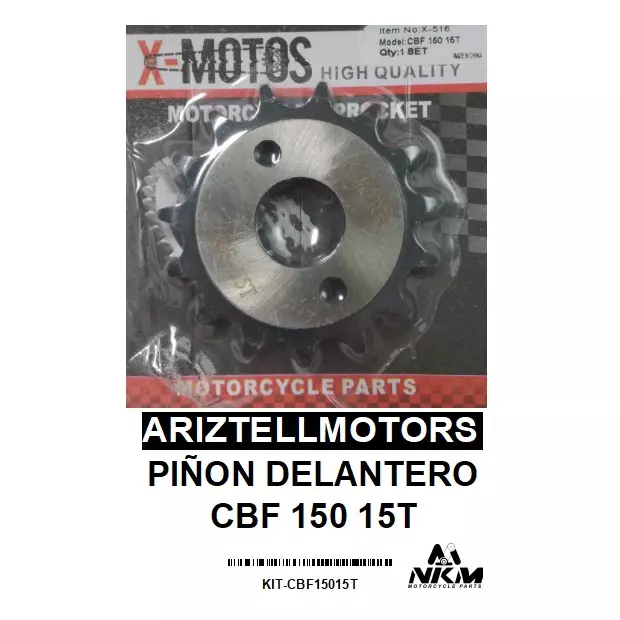 PIÑON DELANTERO CBF 150 15T