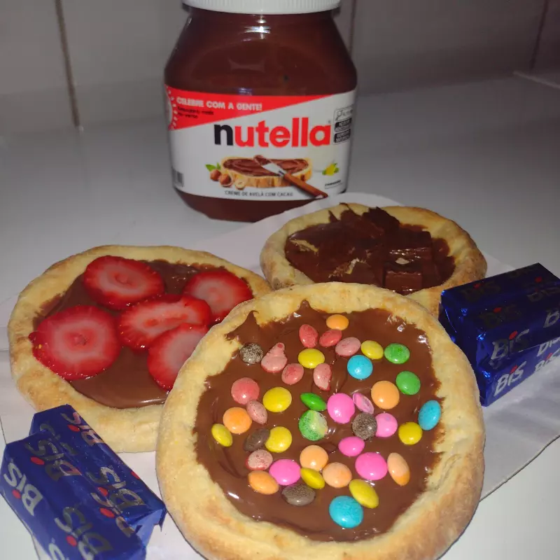 Nutella com confete