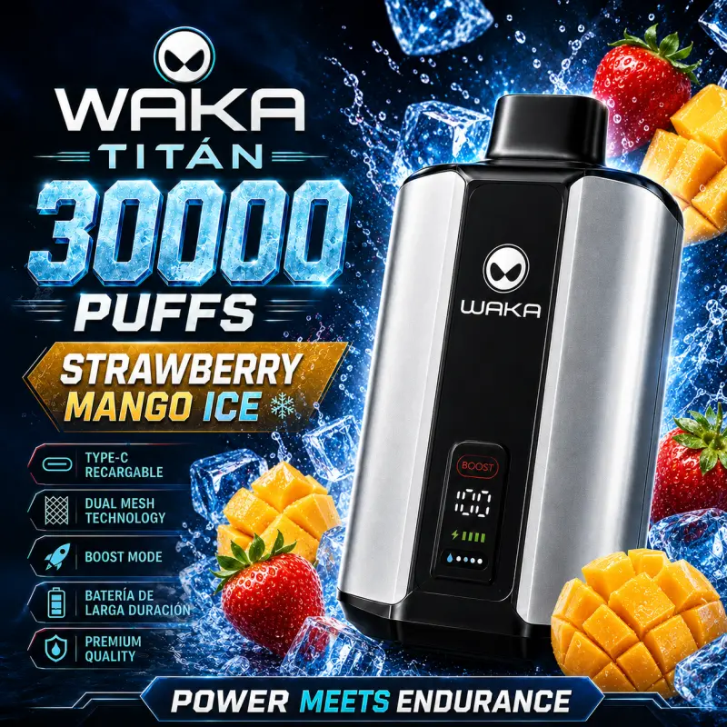 Wak30- Strawberry Mango ice 🍓🥭🧊