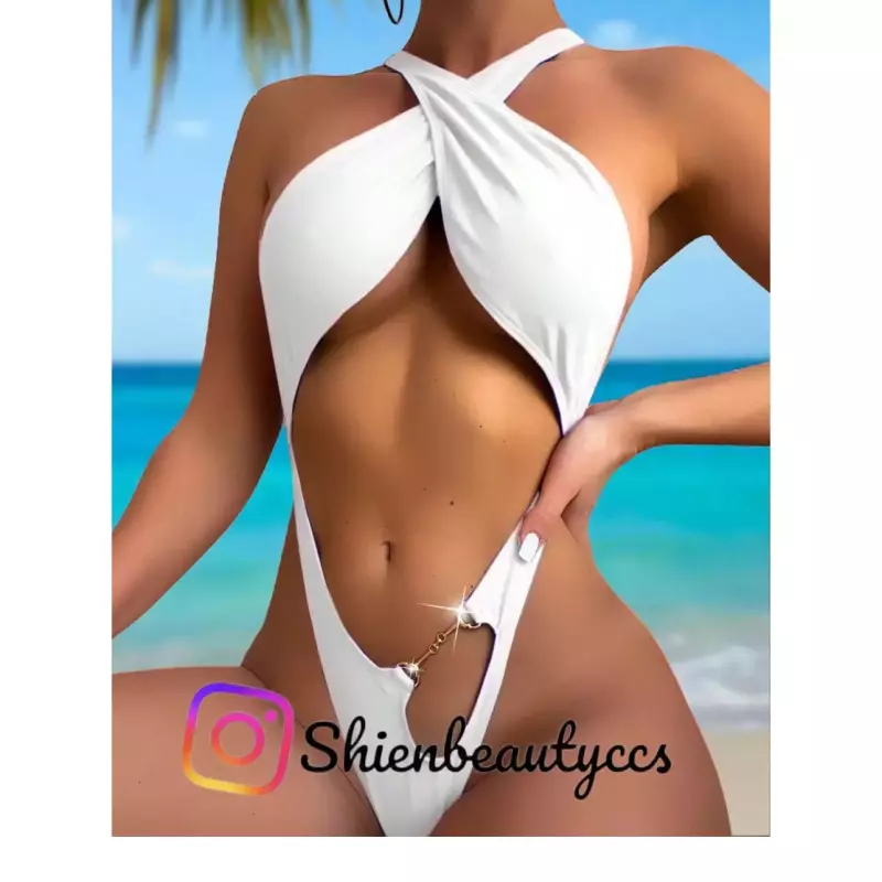 Trikini Blanco y Azul