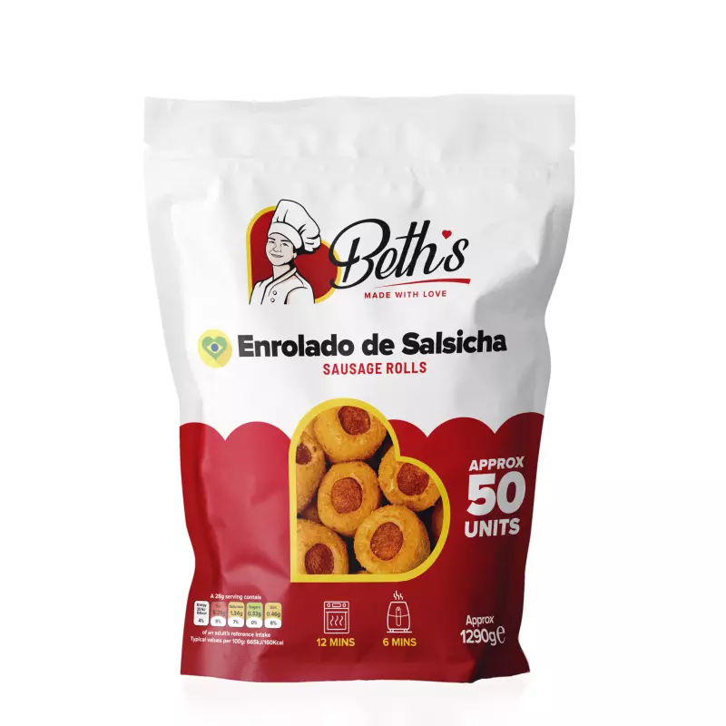 Enrolado de Salsicha Beth's 50 un