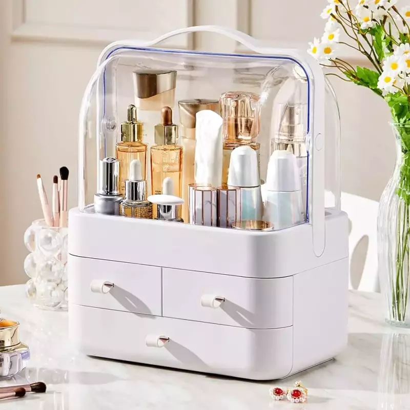 ORGANIZADOR DE MAQUILLAJE CON CUBIER