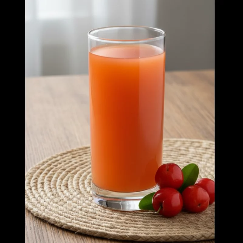 suco de acerola polpa