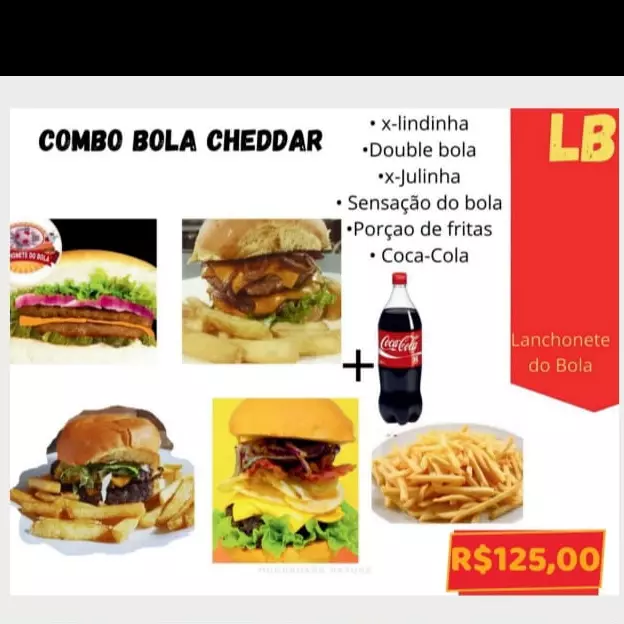 combo bola cheddar
