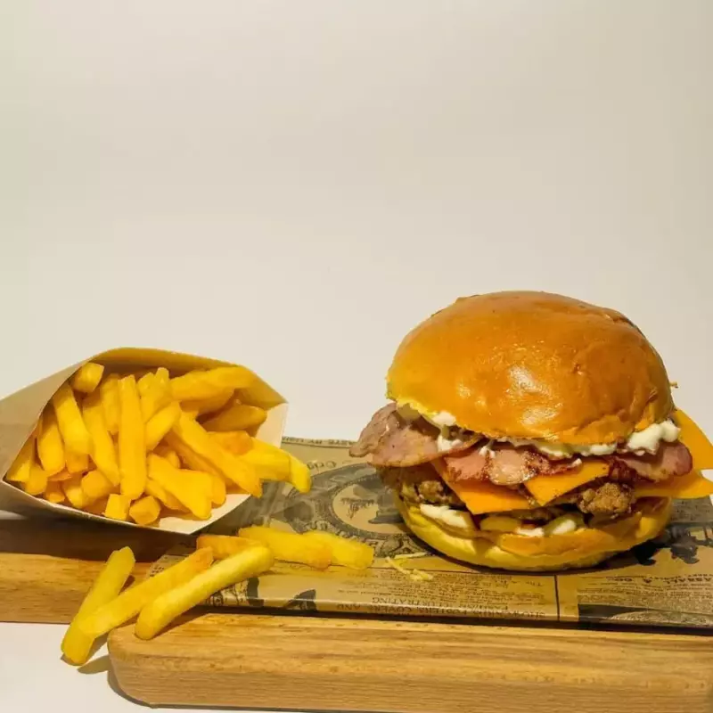 menu Fatpig +batata+bebida