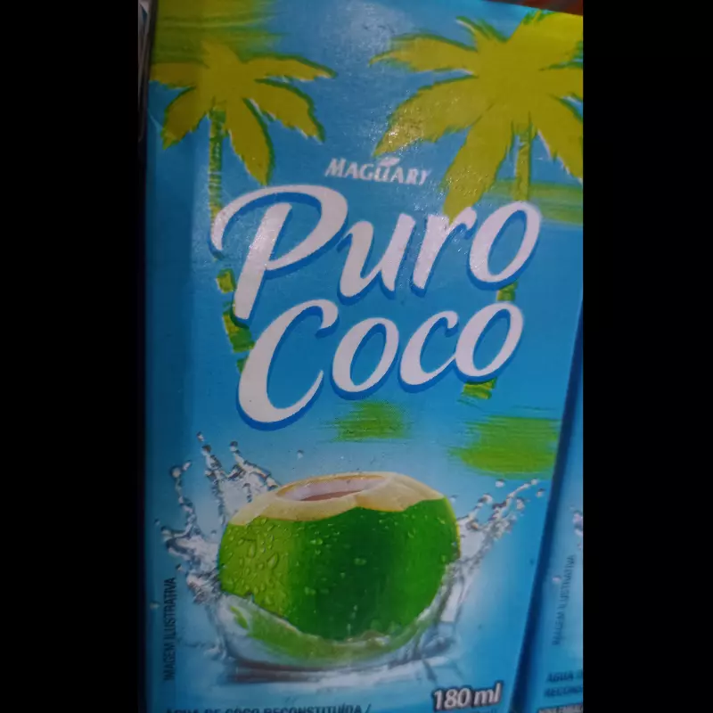 Água de côco (Puro côco) 180 ml