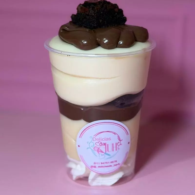 Copo Ninho com Nutella