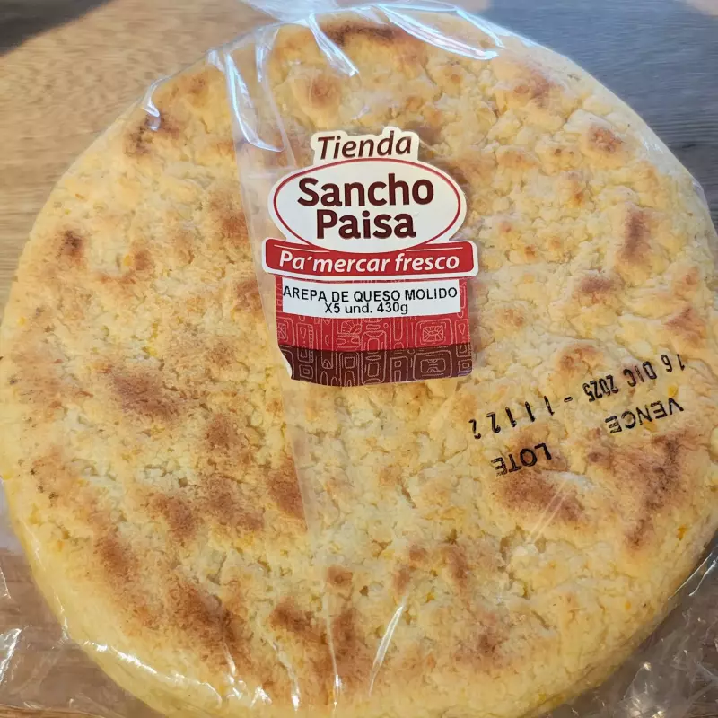 Arepa queso molido