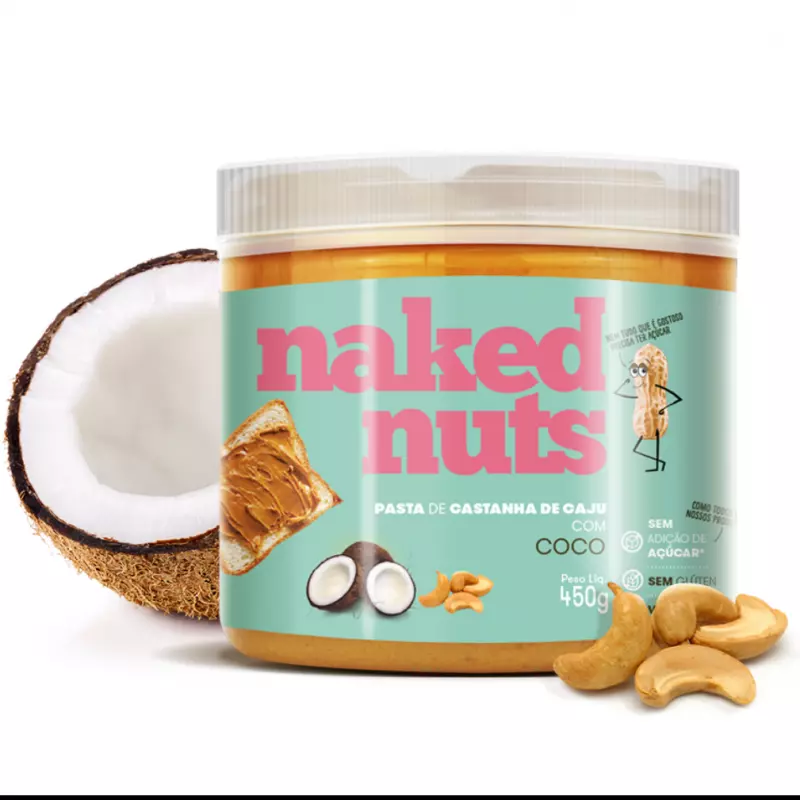 PASTA DE CASTANHA DE CAJU COM COCO (450G)