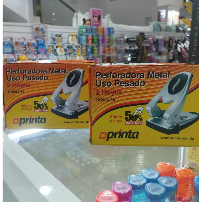 Perforadora de 2 huecos de metal